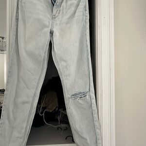 Light Blue Distressed Woman’s Jeans